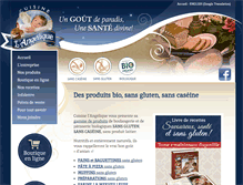 Tablet Screenshot of cuisinelangelique.com
